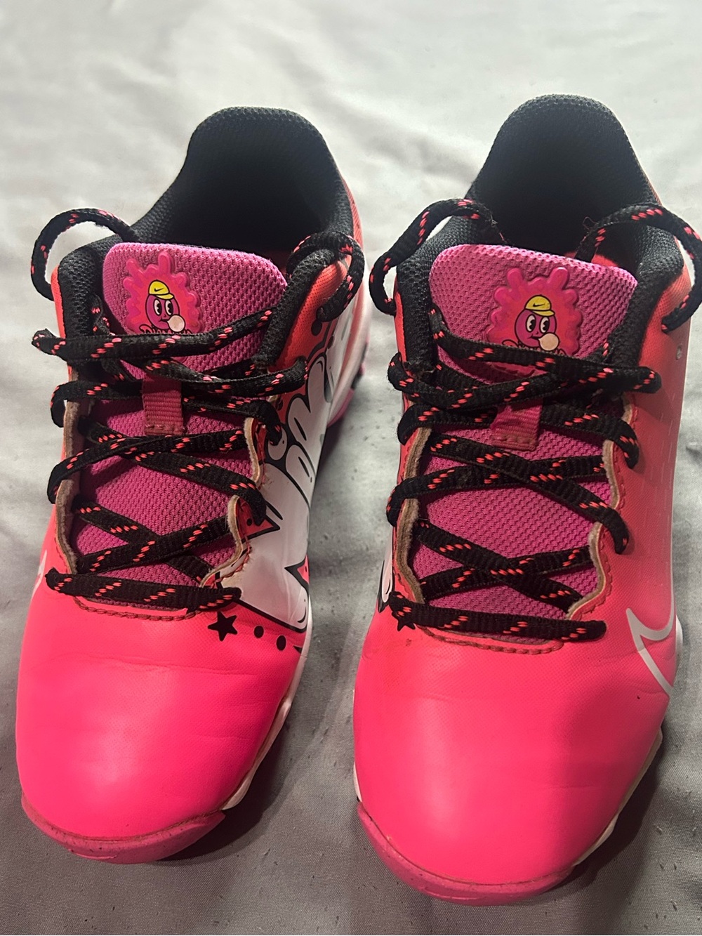 Nike Hyper Diamond Softball Cleats Size 2 Pink